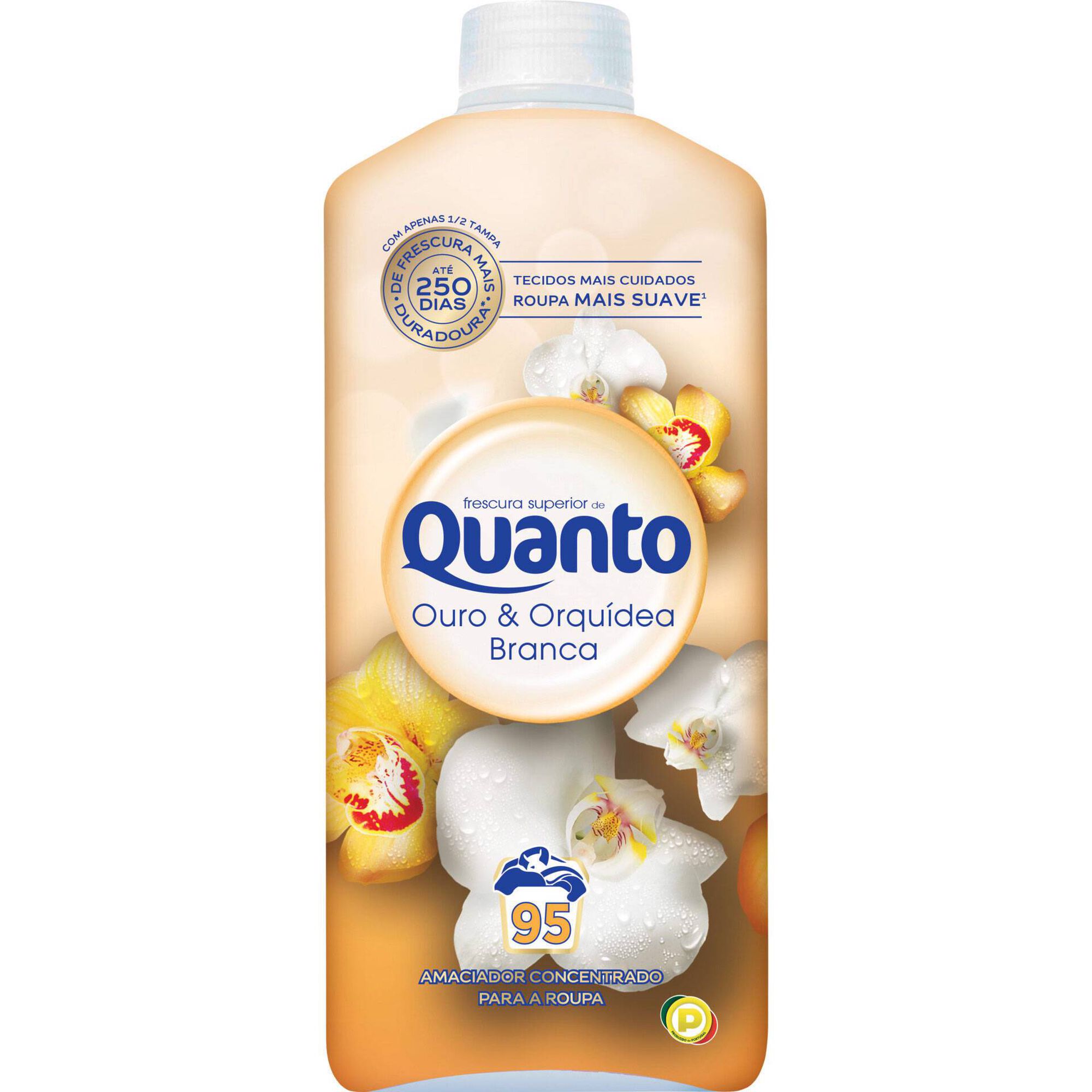 Amaciador Roupa Concentrado Ouro e Orquídea Branca