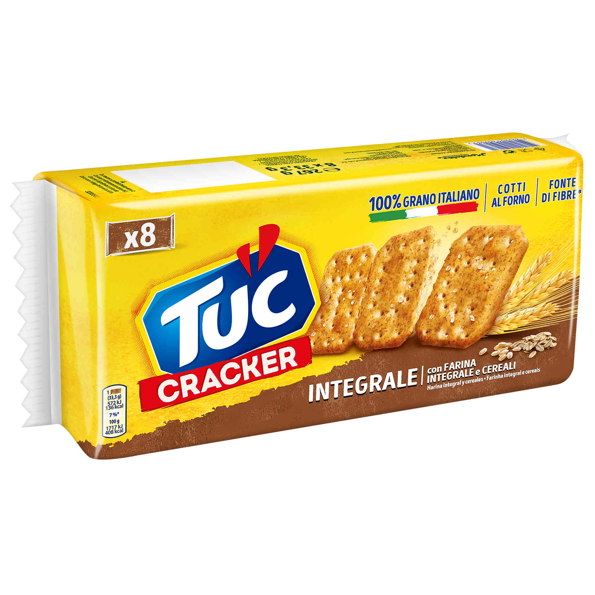 Bolachas Cracker Integral