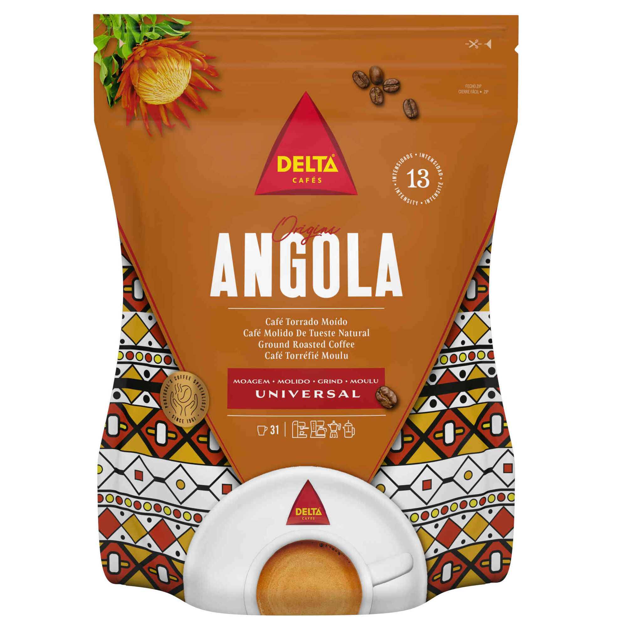 Café Moído Torrado Moagem Universal Origins Angola Int 13