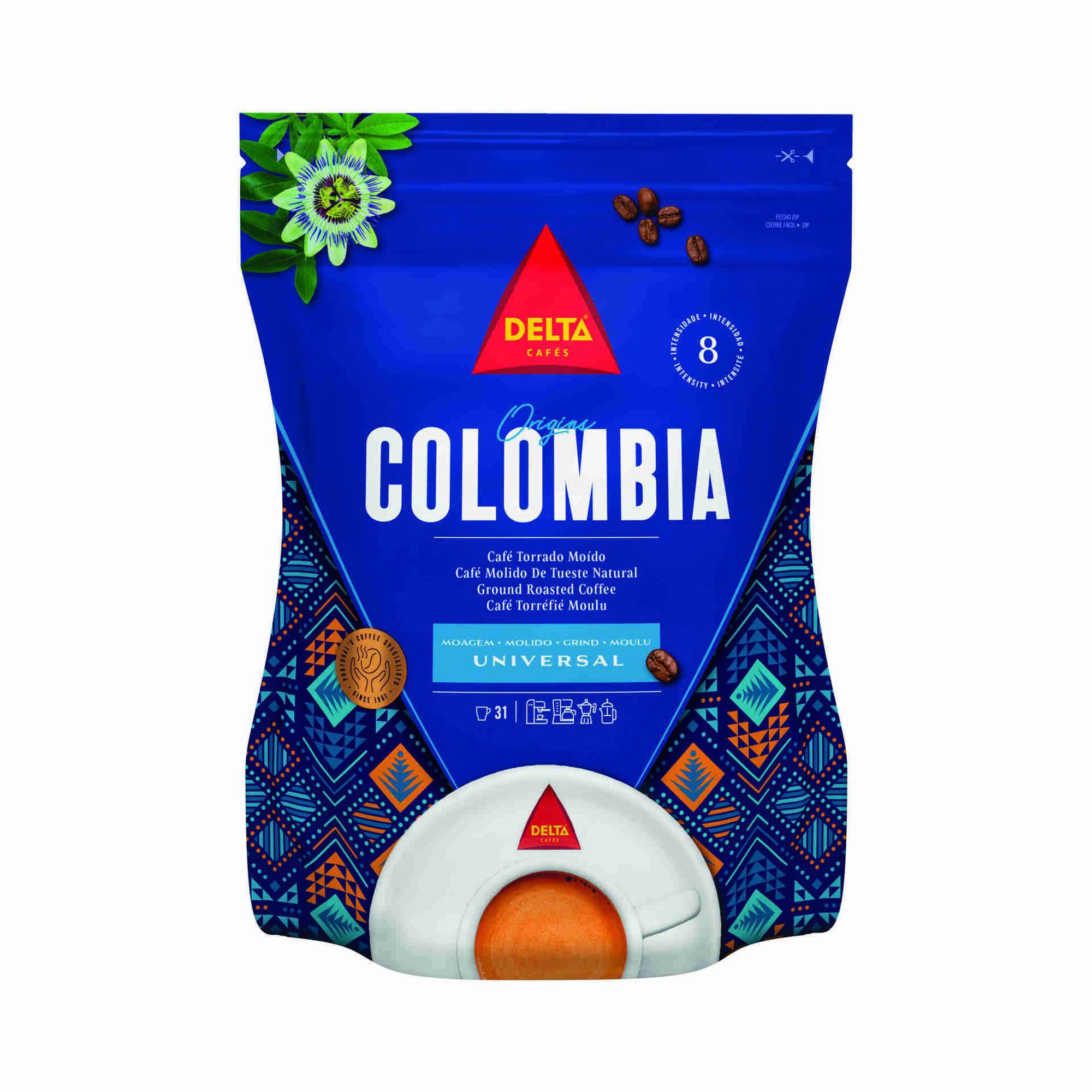Café Moído Torrado Moagem Universal Origins Colombia Int 8