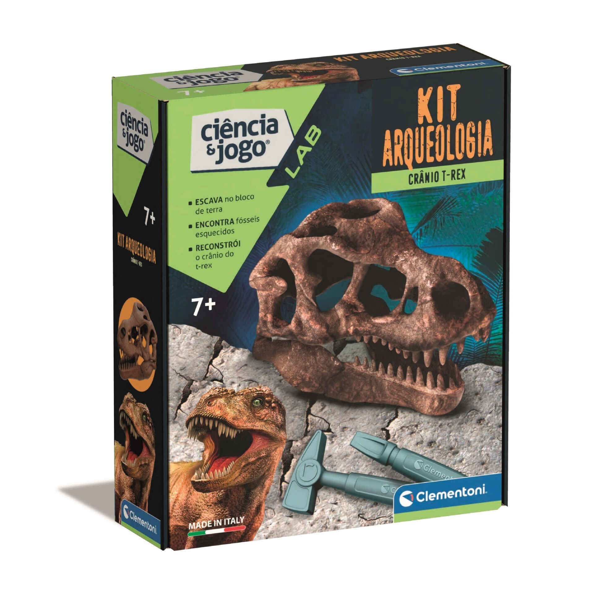 Ciência e Jogo - Kit Arqueologia - Crânio T-Rex
