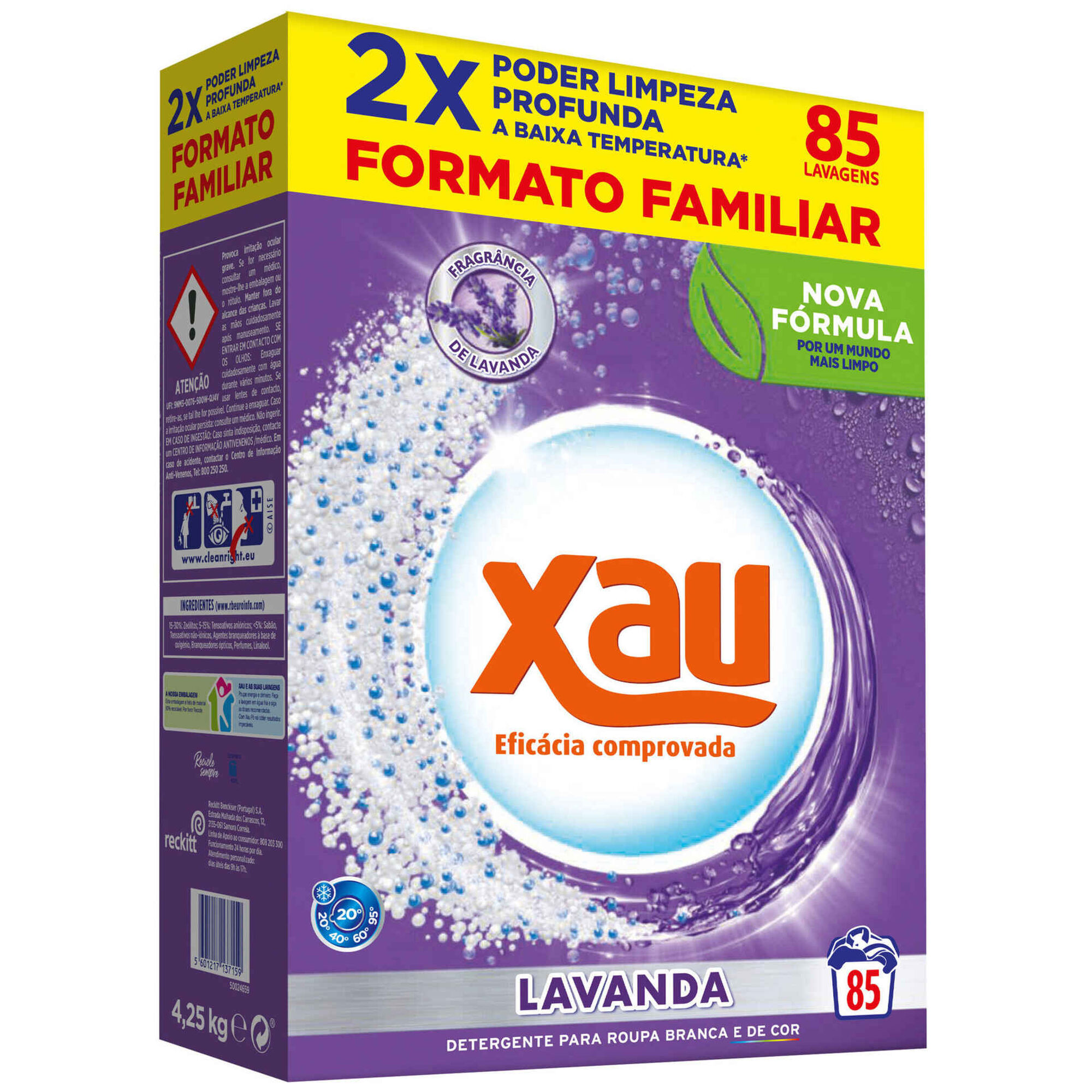 Detergente Máquina Roupa Pó Lavanda