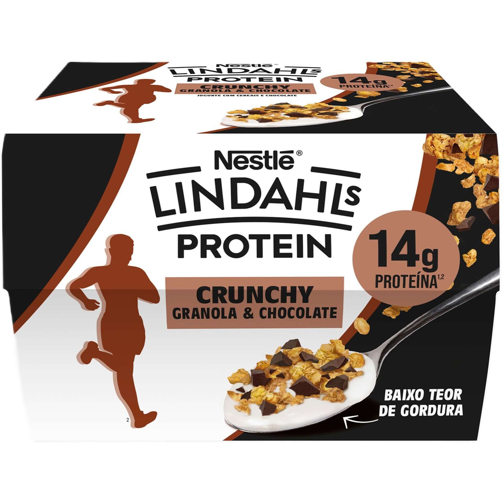 Iogurte Proteíco Granola e Chocolate Crunchy