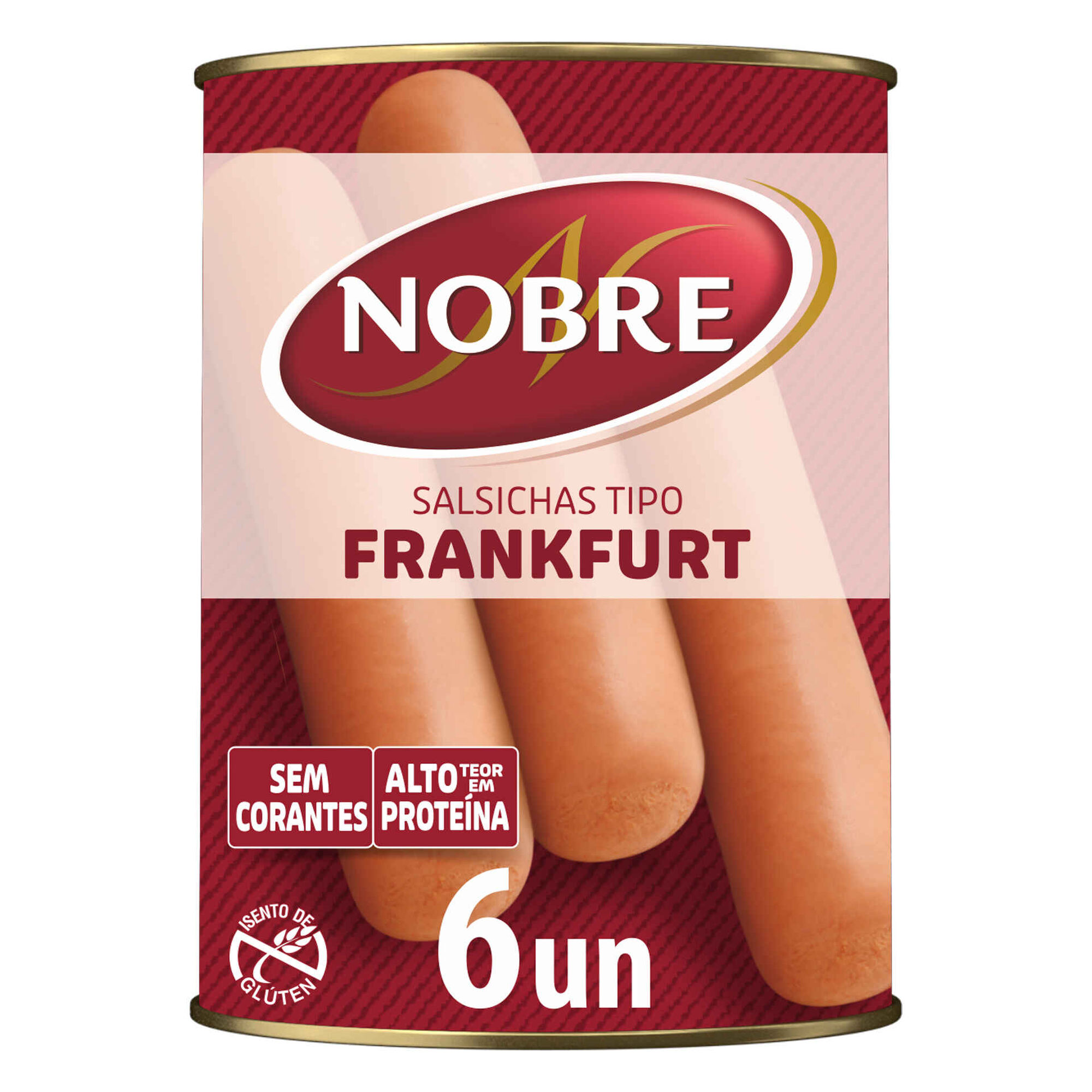 Salsichas Frankfurt Originais Lata 6 un